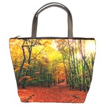 Forest Woods Autumn Nature Bucket Bag