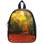 Forest Woods Autumn Nature School Bag (Small)