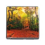 Forest Woods Autumn Nature Memory Card Reader (Square 5 Slot)