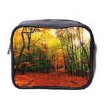 Forest Woods Autumn Nature Mini Toiletries Bag (Two Sides)