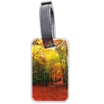 Forest Woods Autumn Nature Luggage Tag (two sides)