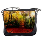 Forest Woods Autumn Nature Messenger Bag