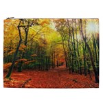 Forest Woods Autumn Nature Cosmetic Bag (XXL)