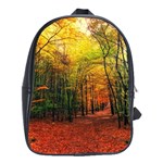 Forest Woods Autumn Nature School Bag (XL)