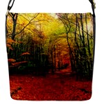 Forest Woods Autumn Nature Flap Closure Messenger Bag (S)