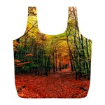 Forest Woods Autumn Nature Full Print Recycle Bag (L)