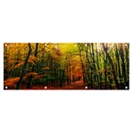 Forest Woods Autumn Nature Banner and Sign 8  x 3 