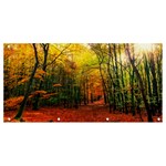 Forest Woods Autumn Nature Banner and Sign 8  x 4 