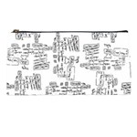 Blackboard Algorithms Black and White Pattern Pencil Case