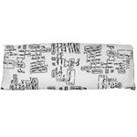 Blackboard Algorithms Black and White Pattern Body Pillow Case (Dakimakura)