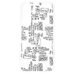 Blackboard Algorithms Black and White Pattern Samsung Galaxy S24 6.2 Inch TPU UV Case