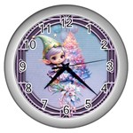 Christmas elf Wall Clock (Silver)