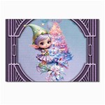 Christmas elf Postcard 4 x 6  (Pkg of 10)