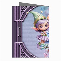 Christmas elf Greeting Cards (Pkg of 8) from ArtsNow.com Right