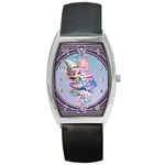 Christmas elf Barrel Style Metal Watch