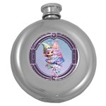 Christmas elf Round Hip Flask (5 oz)