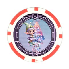 Christmas elf Poker Chip Card Guard (10 pack) from ArtsNow.com Back