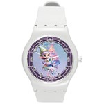 Christmas elf Round Plastic Sport Watch (M)