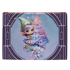 Christmas elf Cosmetic Bag (XXL) from ArtsNow.com Front