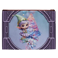 Christmas elf Cosmetic Bag (XXL) from ArtsNow.com Back