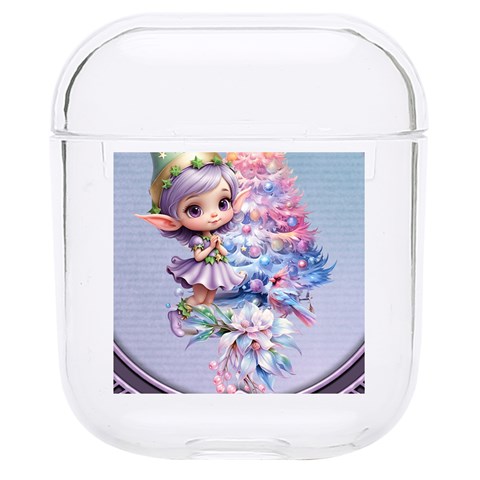 Christmas elf Hard PC AirPods 1/2 Case from ArtsNow.com Front