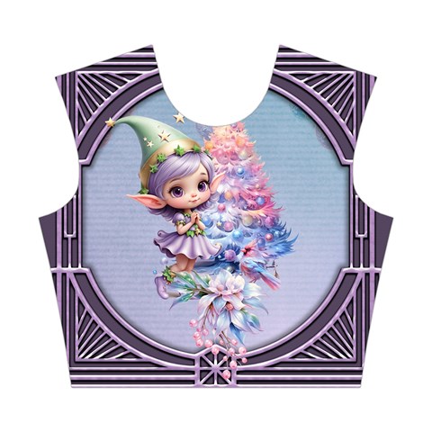 Christmas elf Cotton Crop Top from ArtsNow.com Front