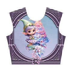 Christmas elf Cotton Crop Top from ArtsNow.com Front