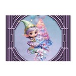 Christmas elf Crystal Sticker (A4)