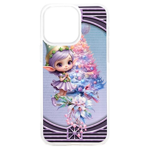 Christmas elf iPhone 15 Plus TPU UV Print Case from ArtsNow.com Front