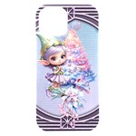 Christmas elf iPhone 15 Black UV Print PC Hardshell Case