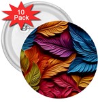 Autumn 3  Buttons (10 pack) 