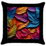 Autumn Throw Pillow Case (Black)