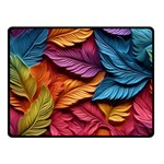 Autumn Two Sides Fleece Blanket (Small)