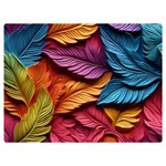 Autumn Two Sides Premium Plush Fleece Blanket (Baby Size)