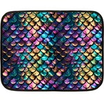 Rainbow Scales Two Sides Fleece Blanket (Mini)