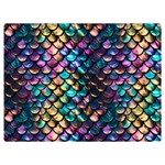 Rainbow Scales Premium Plush Fleece Blanket (Extra Small)