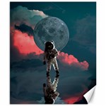 Astronaut Moon Space Nasa Planet Canvas 8  x 10 