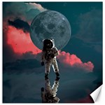 Astronaut Moon Space Nasa Planet Canvas 16  x 16 