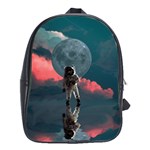 Astronaut Moon Space Nasa Planet School Bag (Large)