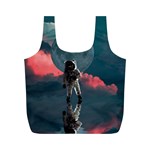 Astronaut Moon Space Nasa Planet Full Print Recycle Bag (M)