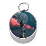 Astronaut Moon Space Nasa Planet Mini Silver Compasses