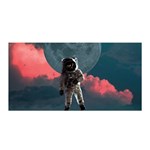 Astronaut Moon Space Nasa Planet Satin Wrap 35  x 70 