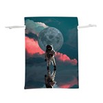 Astronaut Moon Space Nasa Planet Lightweight Drawstring Pouch (S)