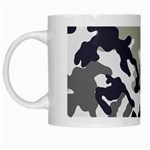 Camo Army Black White White Mug