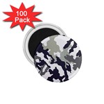 Camo Army Black White 1.75  Magnets (100 pack) 