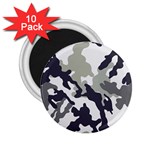 Camo Army Black White 2.25  Magnets (10 pack) 