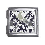 Camo Army Black White Mega Link Italian Charm (18mm)