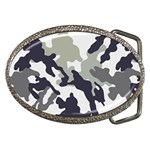 Camo Army Black White Belt Buckles