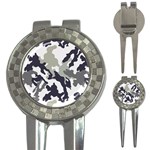 Camo Army Black White 3-in-1 Golf Divots