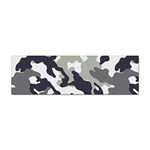 Camo Army Black White Sticker (Bumper)